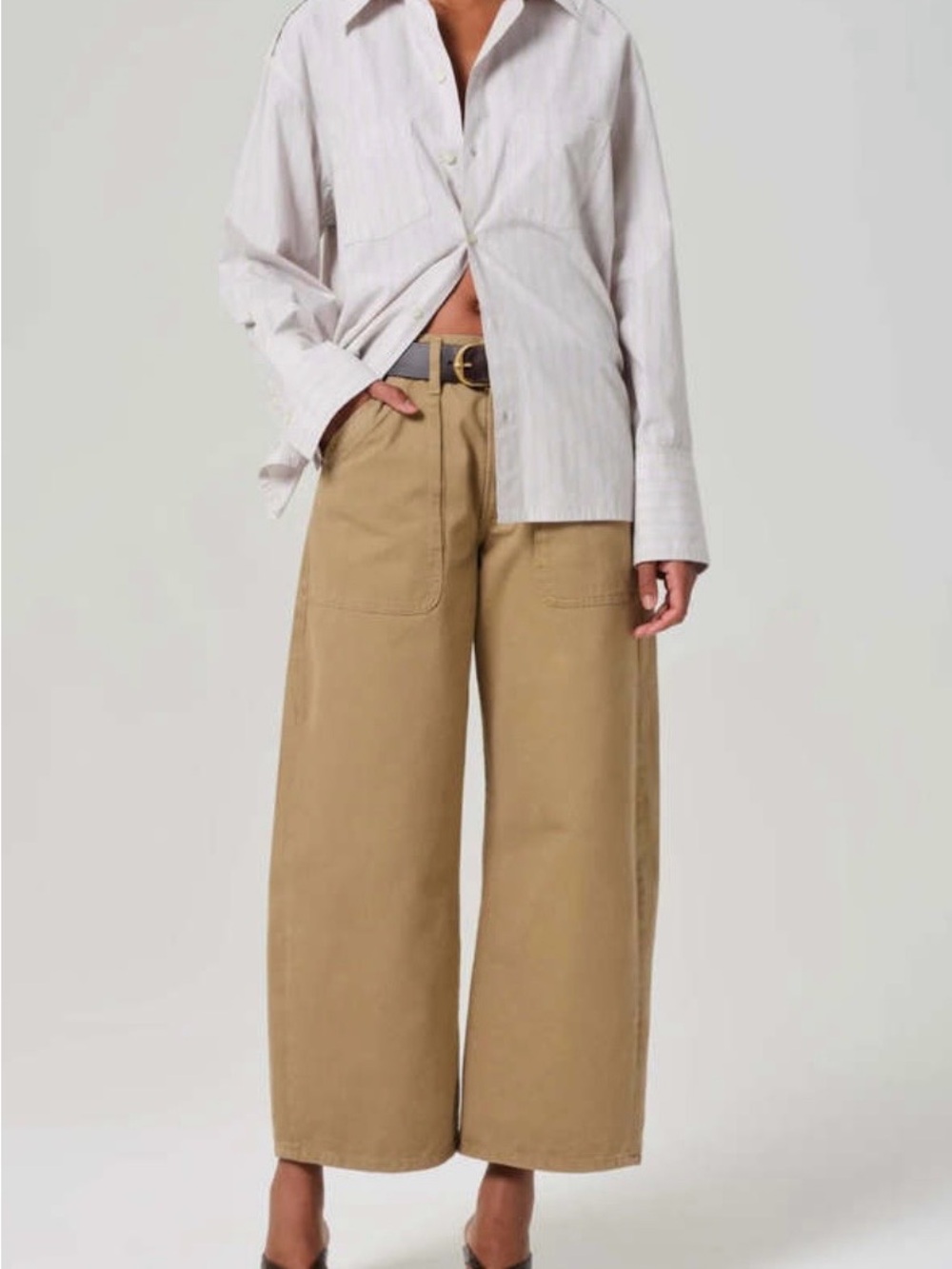 Citizens Of Humanity Wide-Leg Cargo Pants in Herloom